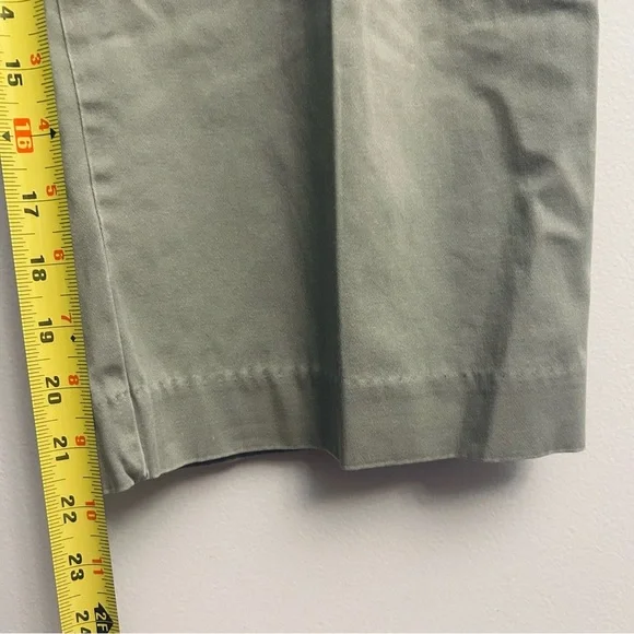 Caribbean Joe Wide Leg Pants Women Size 8 Green Sage - Picture 10 of 10